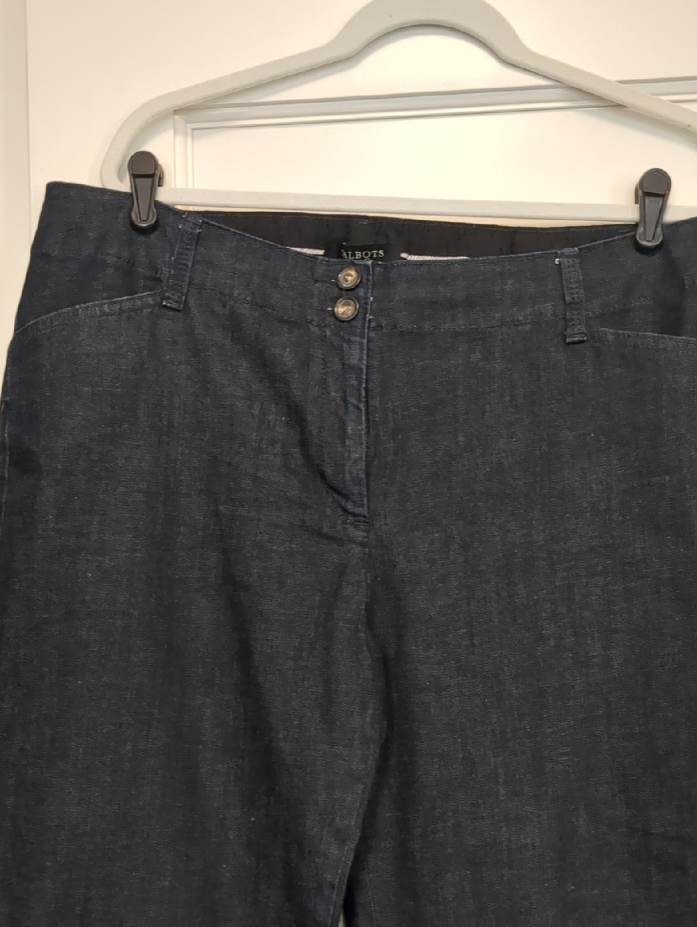 Talbots Signature Flare Denim Trousers Sz 14